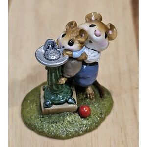 Wee Forest Folk M-181 Little Squirt Retired Signed WP, No WFF Box 1991